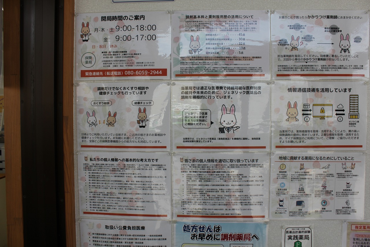 しらゆり調剤薬局　施設基準